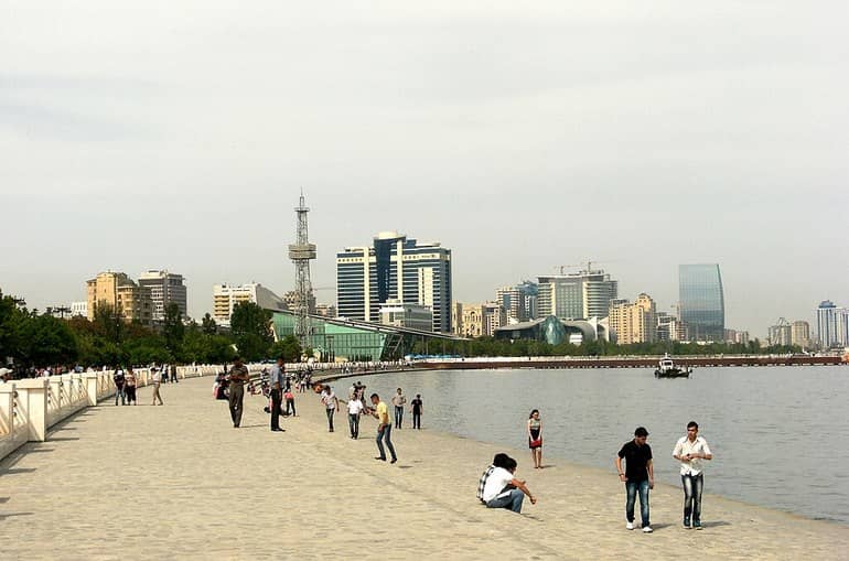 باکو پایتخت معماری آذربایجان